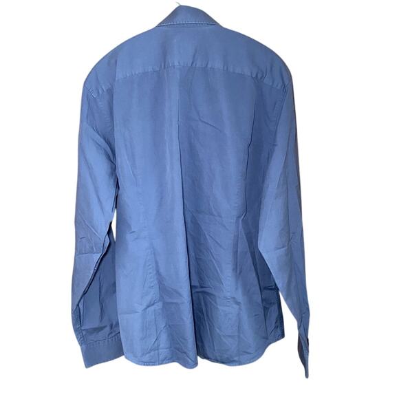 Lacoste Blue Button Down Dress Shirt - Tailored Fit - Size 43 - Picture 2 of 15
